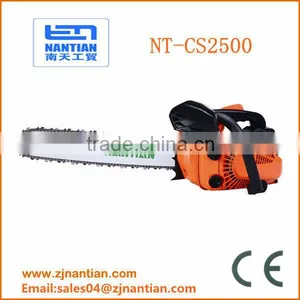 25cc Gas Pocket Chain Saw 2500 With 10" 12" Guide Bar thumbnail-1