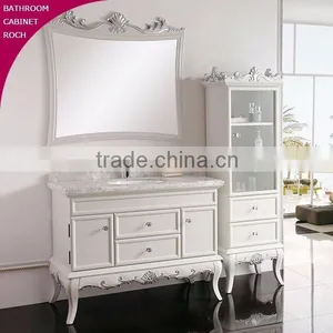 ROCH 2025 Top Sales Luxury Solid Wood Bathroom Cabinet Furnitures thumbnail-1