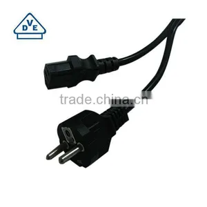 VDE Approval Europe Power Cord With Euro Power Plug thumbnail-1