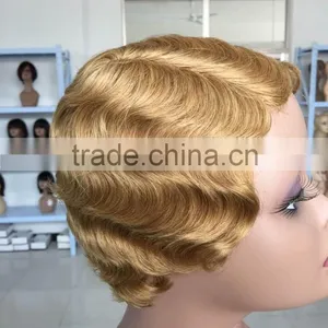 Wholesale Cheap Human Hair Full Lace Wig Indian Hair Wig for Black Women thumbnail-3