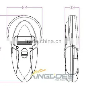 Stock! Bluetooth Handheld Reader! Long Reading Distance! thumbnail-3