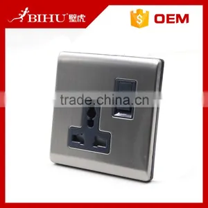 China Factory BIHU Make High Quality Universal Wall Switch Socket With Usb Port Supplier's Choice thumbnail-2