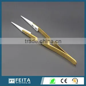 High Reliable and Long Lasting of 72MZ Ceramics Staimless Steel Head-changed Tweezers thumbnail-1