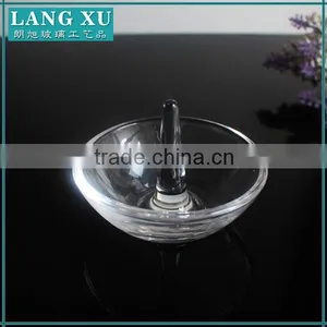 High Quality Clear Glass Ring Holder Wholesale thumbnail-2