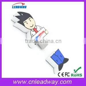 PVC Customized USB Flash Drives Cartoon Figure for Promotion thumbnail-3