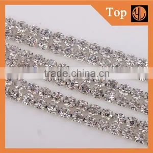 Factory Supply Rhinestone Cup Chain for Wedding Dress thumbnail-2