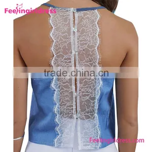 Latest Western Casual Crop Tops For Women 2016 thumbnail-3