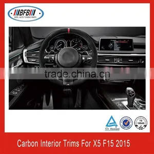 NEW!!!PERFECT FIT FOR BMW X5 F15 CARBON FIBER INTERIOR TRIMS 2015 thumbnail-1