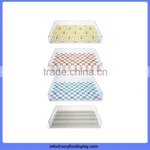 Practical Super Quality Transparent Acrylic Trays thumbnail-3