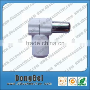 9.5 mm Pal Female Adaptor Right Angle TV Connectors thumbnail-1