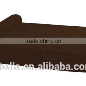 Headrest Edition 7" Pillow Top Orthopedic Dog Bed for Large and Extra Large Dogs -Chocolate Color thumbnail-1