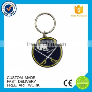 Fashion New 3D Tourist Souvenir Round Metal Keyrings thumbnail-4