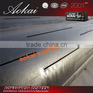 Professinal Manufacture G56 Staggered Well Slotted Liner Screen thumbnail-1