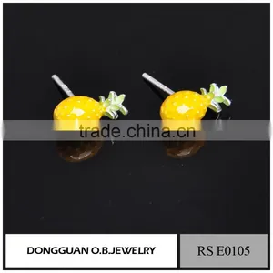Wholesale European Style Free Shipping Silver Stud Earrings thumbnail-1
