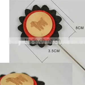 Small Size Hand Made Rose Flower Pins Bouquet for Man Suit Red LAP027 thumbnail-2