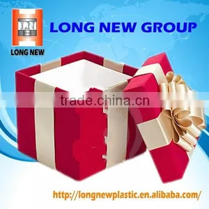 E Custom New Product Ribbon Hard Card Paper Gift Box Packaging thumbnail-1