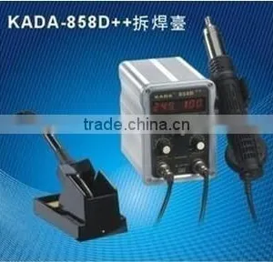 Kada 858D+ Rework Hot Air Solder With Soldering Iron 220V SMD Digital Display Soldering Stations thumbnail-1