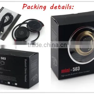 China Supplier Mini 503 Bluetooth Headphones Wireless Headphone, New Products for 2015 thumbnail-6