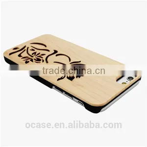Best Christmas Gift Cheap Real Wood Phone Case for Iphone 5 Back Cover. thumbnail-5