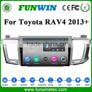 Funwin OEM Factory Touch Screen Android Car Dvd Player With Car Gps Navigation Multimedia System for Toyota RAV4 2013 thumbnail-1