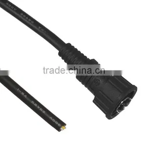 DIN 8 Pin M/F Plug Waterproof Connector Cable Black thumbnail-1