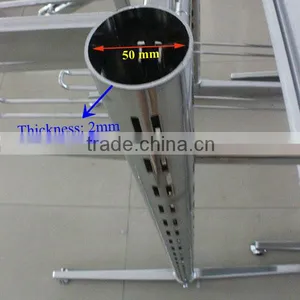 Chrome Round Column/ Heavy Upright Post thumbnail-2