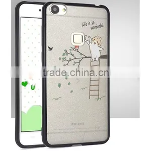 Silk Pattern Tpu+pc Bumper Case Back Cover for Xiaomi mi 5 Mimax Redmi Note 4 3 2 1 c i Pro Prime thumbnail-6