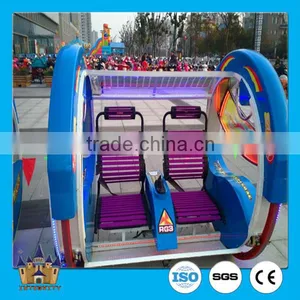 Funfair Rides Indoor / Outdoor Playground Amusement Equipment Happy Racing Car for Sale thumbnail-2
