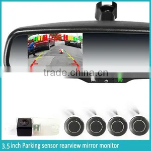 3.5 Auto Dimming Parking Sensor, and Germid Car Rear View Mirror With Backup Camera Display thumbnail-1
