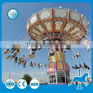 Lino Amusement Swing Carousel Rotating Flying Chair Rides for Sale thumbnail-3