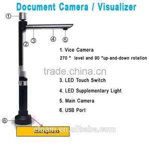 Dual Lens 5MP CMOS A4 Size Portable Scanner for Bank & Office and Education Industry thumbnail-1
