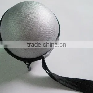 GC- Silver Color PU Leather Covering Ball Shape EVA Mould Case thumbnail-3
