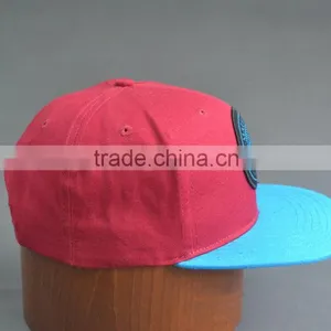 Custom 100% Cotton Twill 6-panel Snapback Cap With Woven Label thumbnail-5