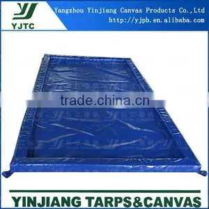 Blue 2x3m Rectangle Outdoor Amusement Swiming Pool Made of PVC Tarpaulin thumbnail-1