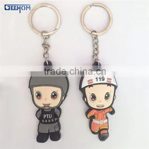 Promotional Cheap Pvc Cartoon 119 Character Keychain thumbnail-1