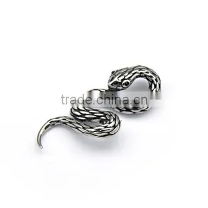 Mens Gothic Snake Pendant Fancy Titanium Steel Pendant Punk Style Jewelry thumbnail-2