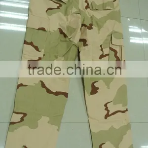 Custom Made 60% Cotton 40% Polyester Ripstop Yellow Tone Desert Camouflage USA Army Battle Dress Uniform thumbnail-4