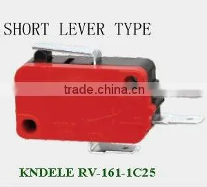 RV Micro Switch With Short Lever 16A RV-161-1C25 thumbnail-1