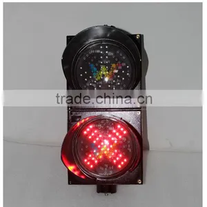 Shenzhen LED Lighting Factory 200mm Carriageway Red Cross Green Arrow Stop and Go Traffic Light thumbnail-2