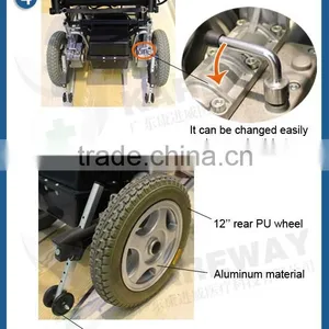 Kareway Power Lift up Seat Wheelchair Motor Wheelchairs Power for Big Kids KJW-751LHE thumbnail-6