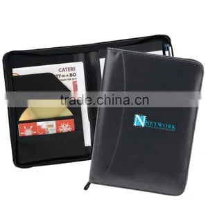 Simple Multi-functional A4 Size Leather Portfolio, Card Holder, Document Folder thumbnail-1