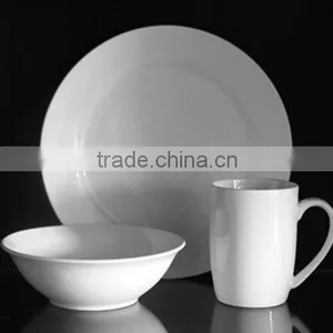 24pcs Bone China Dinnerware Sets Hotel Restaurant thumbnail-5