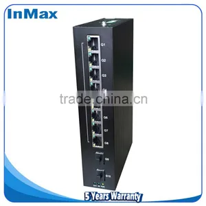 10 Ports Transmission Rate 10 /100/1000Mbps Gigabit PoE Industrial Network Switch P510A thumbnail-2