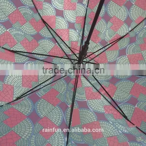 Long Outdoor Full Printing Wooden Handle Umbrella thumbnail-4