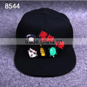 Custom Flat Brim 5 Panel Snapbacks Hats and Caps thumbnail-5
