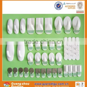 Clear Plastic Hooks Adhesive Plastic Hooks Clear no Screws no Mark Adhesive Sticker Hang Hook thumbnail-6