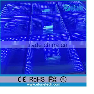 Dmx Rechargeable Mirror Dance Flooring,high Brightness 3D Led Dancing Floor dj Lighting ,led Stage Light Dancing Floor thumbnail-1