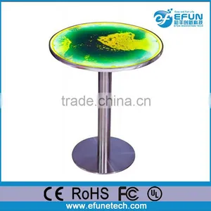 Customized Liquid Pub Bar Table,led Cafe Counter Table,liquid High Top Bar Tables thumbnail-1