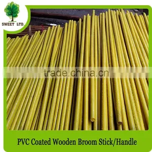 Guangxi Factory Price Plastic Covered Wooden Broom Handle Brush and Mop Stick thumbnail-6