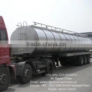 Milk Transporting Tank , Milk Tank For Factory thumbnail-1